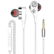 Load image into Gallery viewer, Dual Drive Stereo Wired Earphone