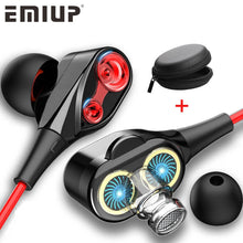 Load image into Gallery viewer, Dual Drive Stereo Wired Earphone