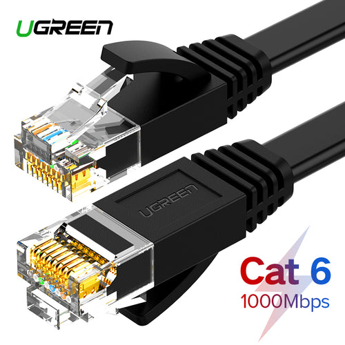 Ugreen Ethernet Cable Cat6 Lan Cable UTP CAT 6 RJ 45 Network Cable 10m/50m/100m Patch Cord for Laptop Router RJ45 Network Cable