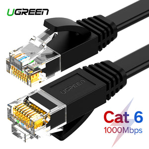 Ugreen Ethernet Cable Cat6 Lan Cable UTP CAT 6 RJ 45 Network Cable 10m/50m/100m Patch Cord for Laptop Router RJ45 Network Cable